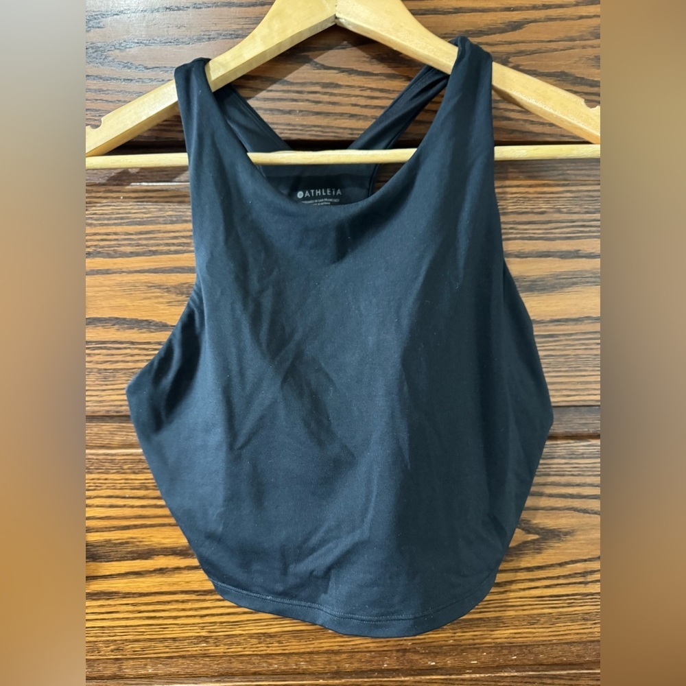 Athleta medium black exercise bra bralette